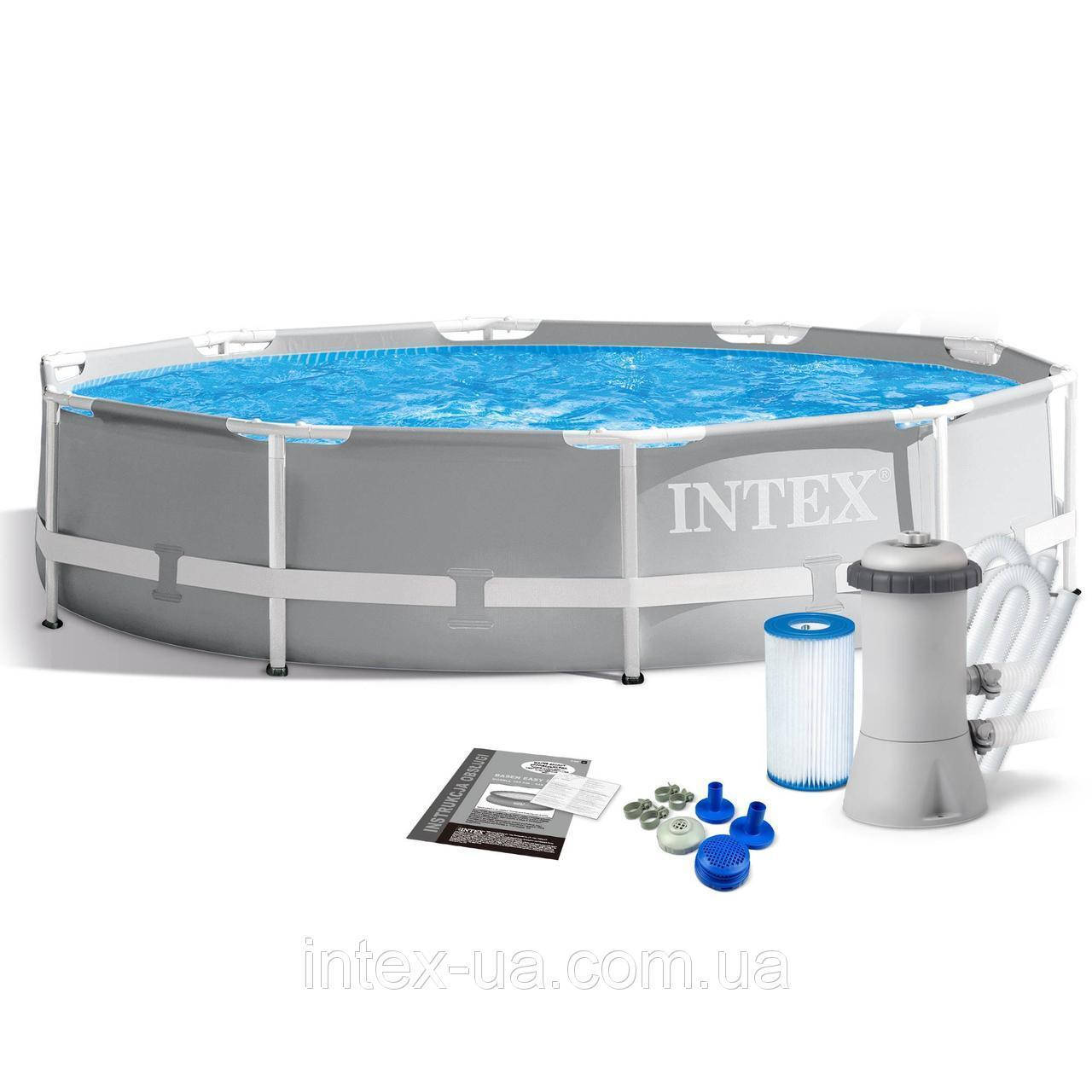 

Бассейн каркасный Intex (26712) 366*76 с фильтр-насосом