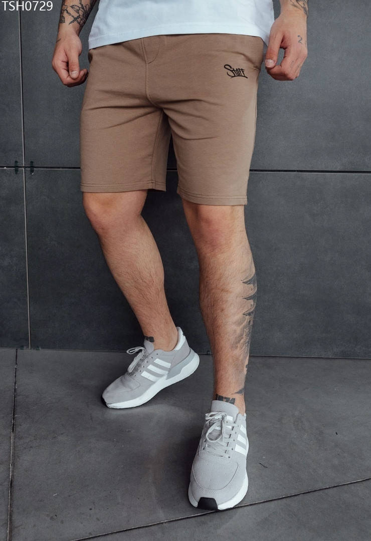 

Трикотажные шорты Staff logo brown basic, Коричневый