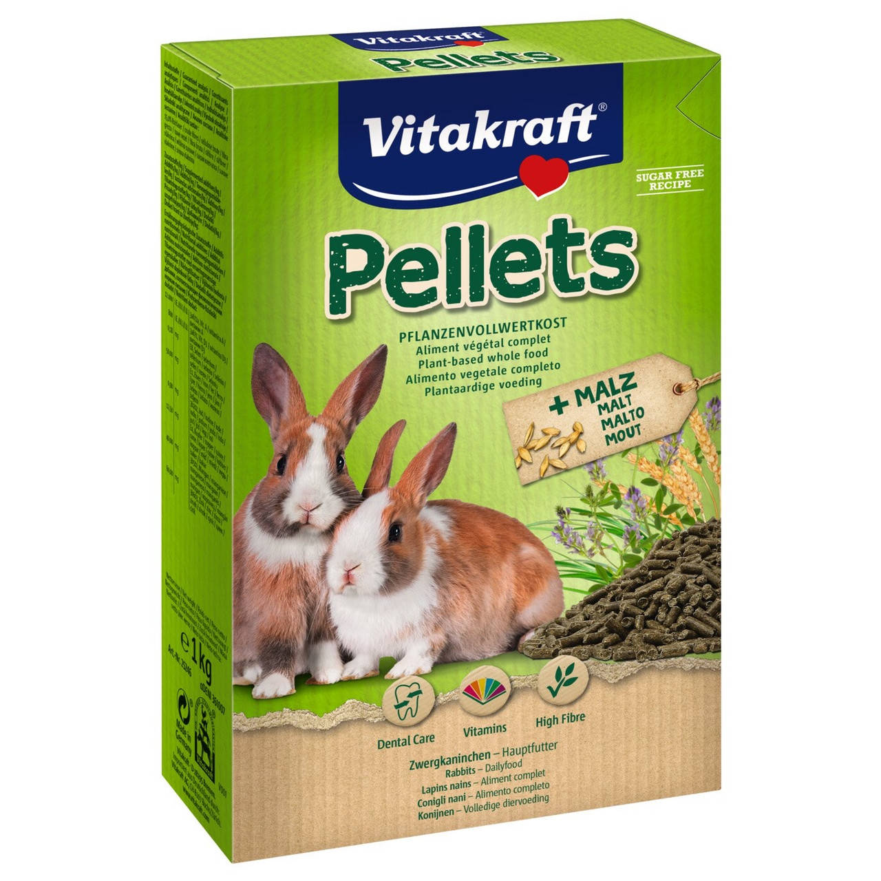 

Vitakraft Корм д/кроликов PELLETS 1кг