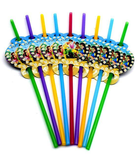 

Коктейльные трубочки средние и большие с гофрой (10 шт./уп.) - ФЕИ (ФЕЯ ДИНЬ ДИНЬ/ТИНКЕР БЕЛЛ)