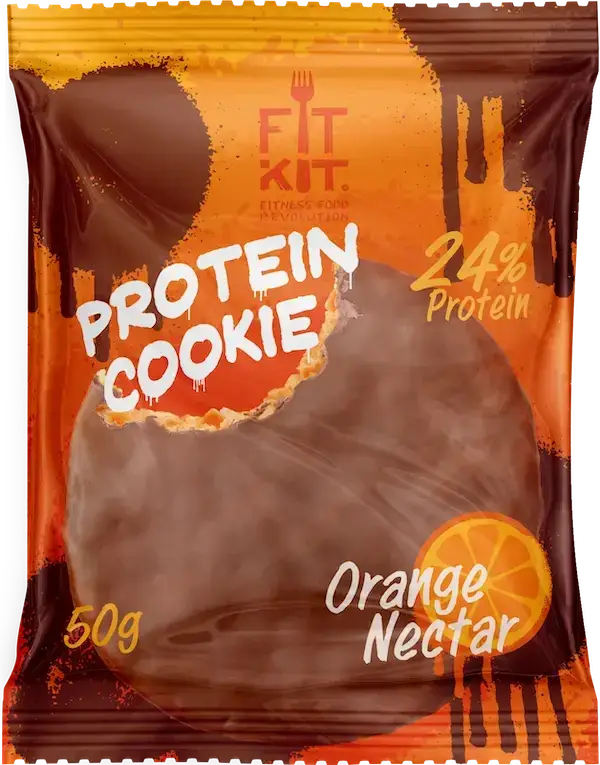 

Протеиновое печенье в глазури Fit Kit Апельсиновый Нектар (50 грамм)