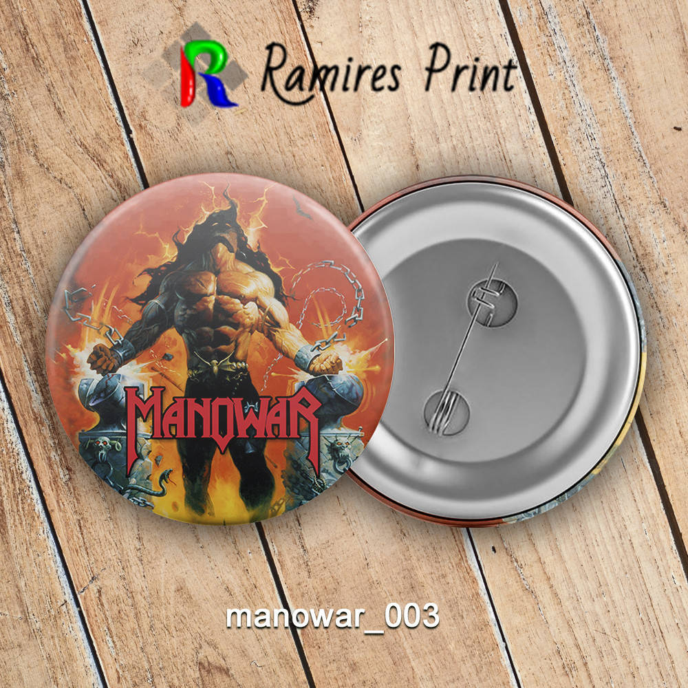 

Значок рок Manowar 003