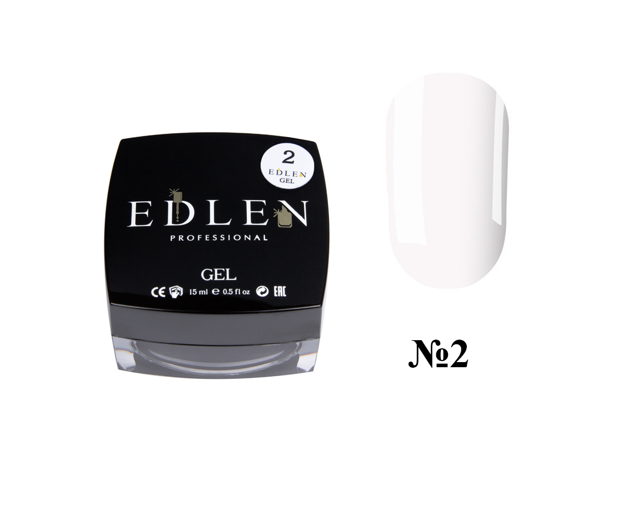

Гель моделюючий Edlen Builder Gel №2 50 мл, Белый