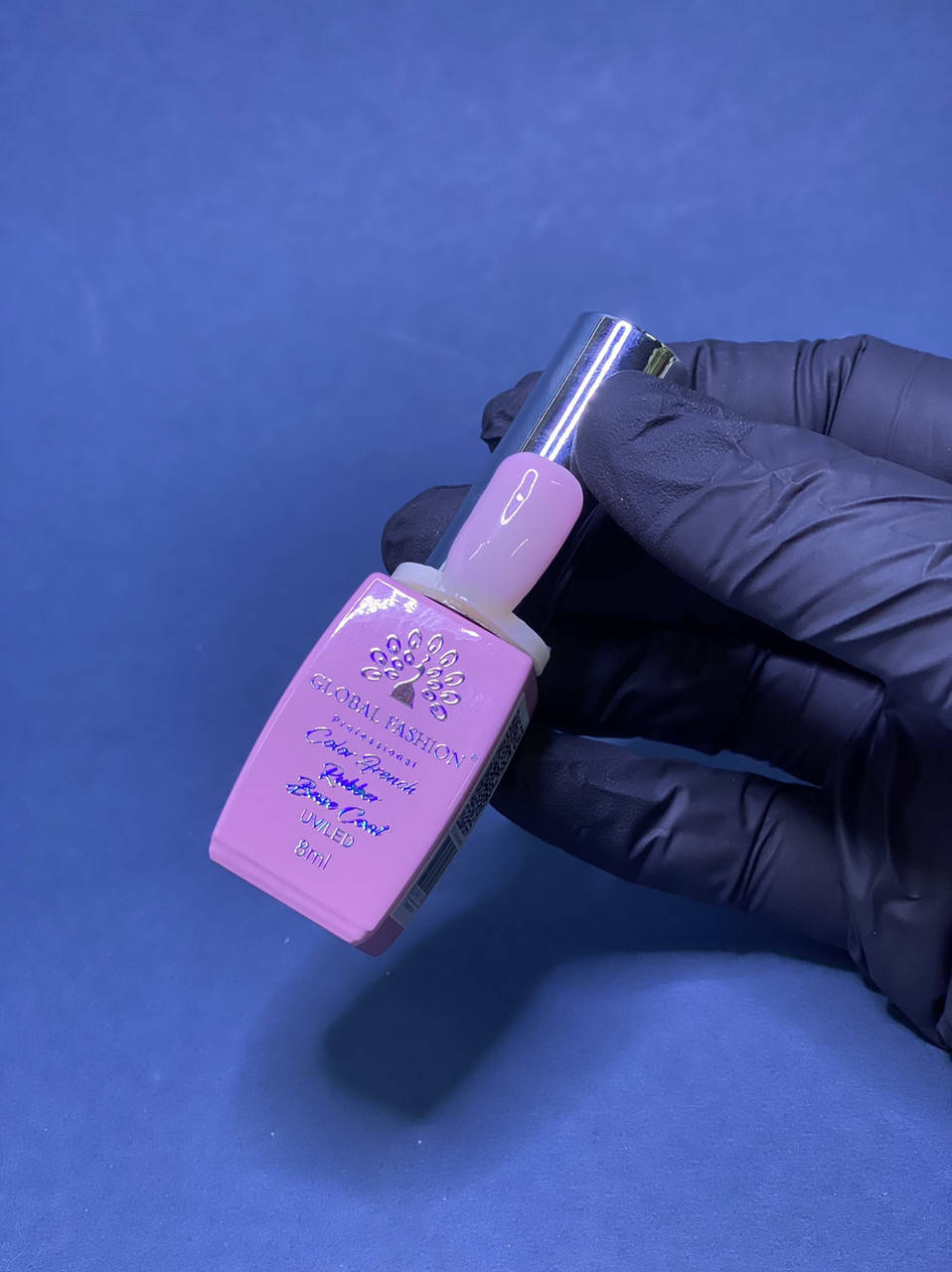 

База цветная каучуковая Global Fashion Color French Rubber Base №8, 8 мл