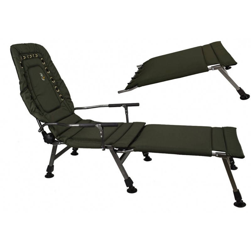 

Кресло карповое M-Elektrostatyk FK2+POD подставка для ног, Зелёный