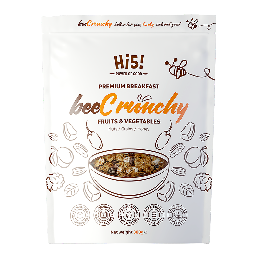 

Сухие завтраки Hi5! beeCrunchy Дуолайф (300 гр)