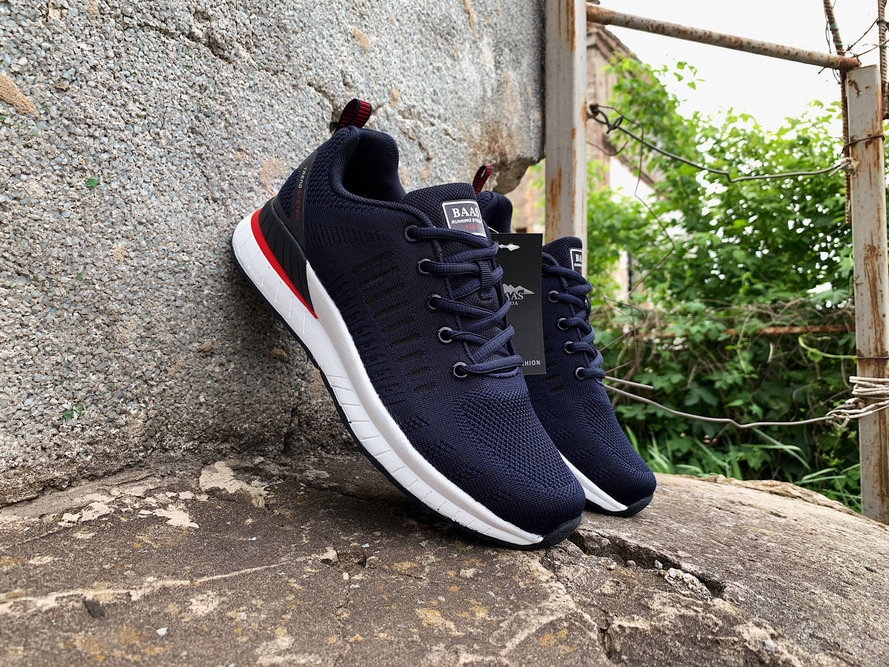 

Мужские кроссовки BaaS Ploa Darkblue темно-синие, Синий