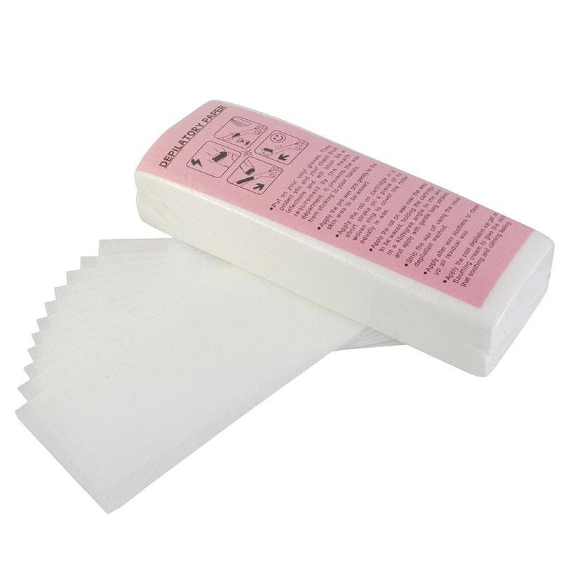 

Бумага полоски для депиляции 100 шт в упаковке