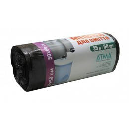 

Мешки для мусора полиэтиленовые 35л чистота та блиск, m20300