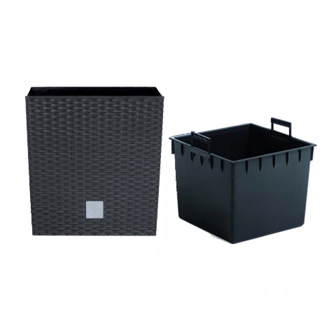 

Кашпо Trend decor c автополивом KR 882 266, 262, 262, Антрацит