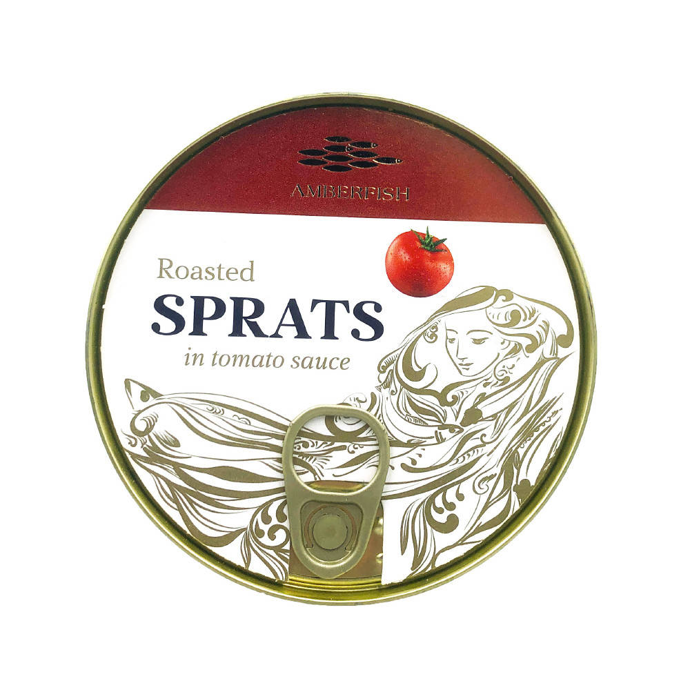 

Рыбная консерва килька в томате Amberfish Roasted Sprats 240 г, 48шт/ящ