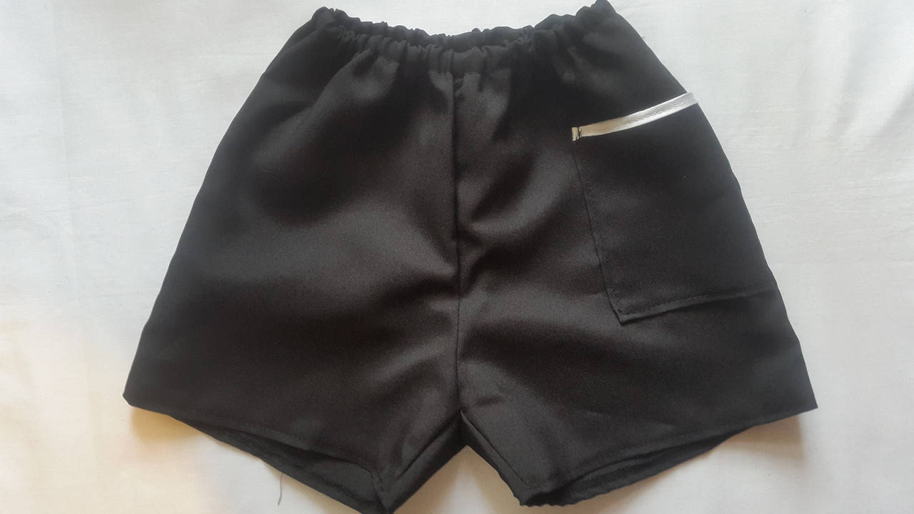 

Детские черные шорты, от 1года до 6 лет, рост 86-122 см, Черный