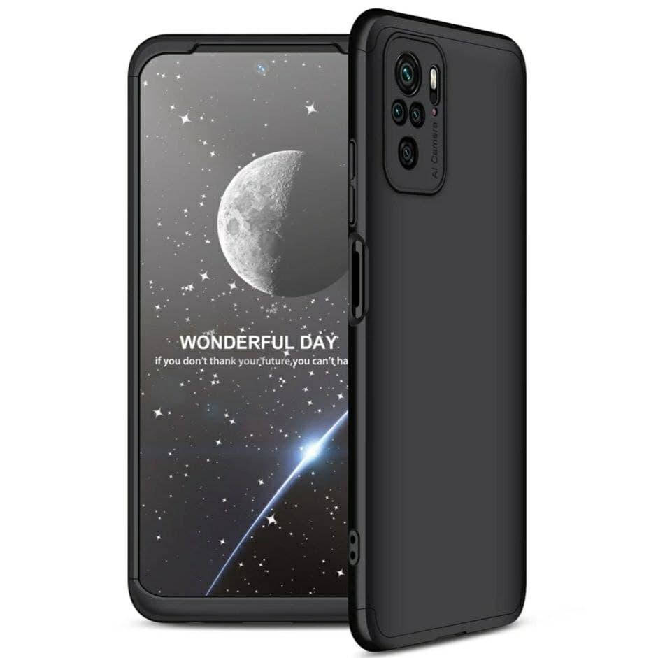 

Чехол GKK 360 градусов для Xiaomi Redmi Note 10 Pro цвет Черный