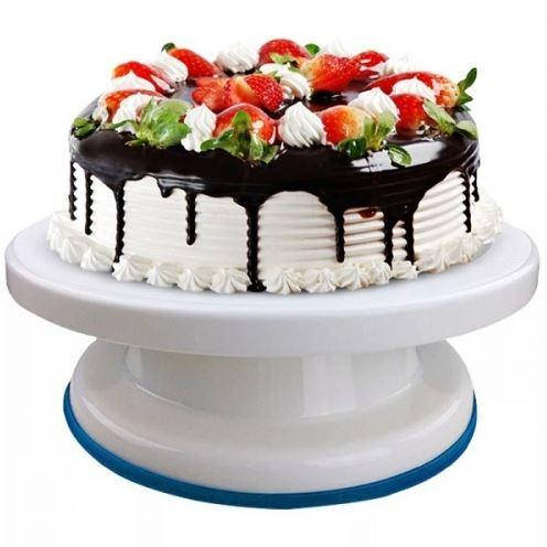 

Подставка для торта вращающаяся с силиконовой вставкой 28 см