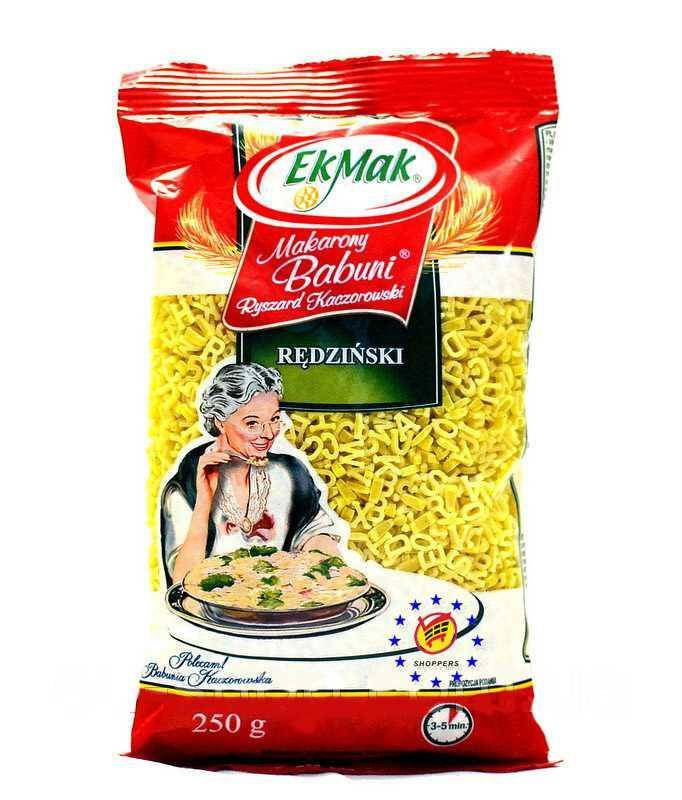 

Макаронные изделия Буквы Babuni EkMak Literki Польша 250г