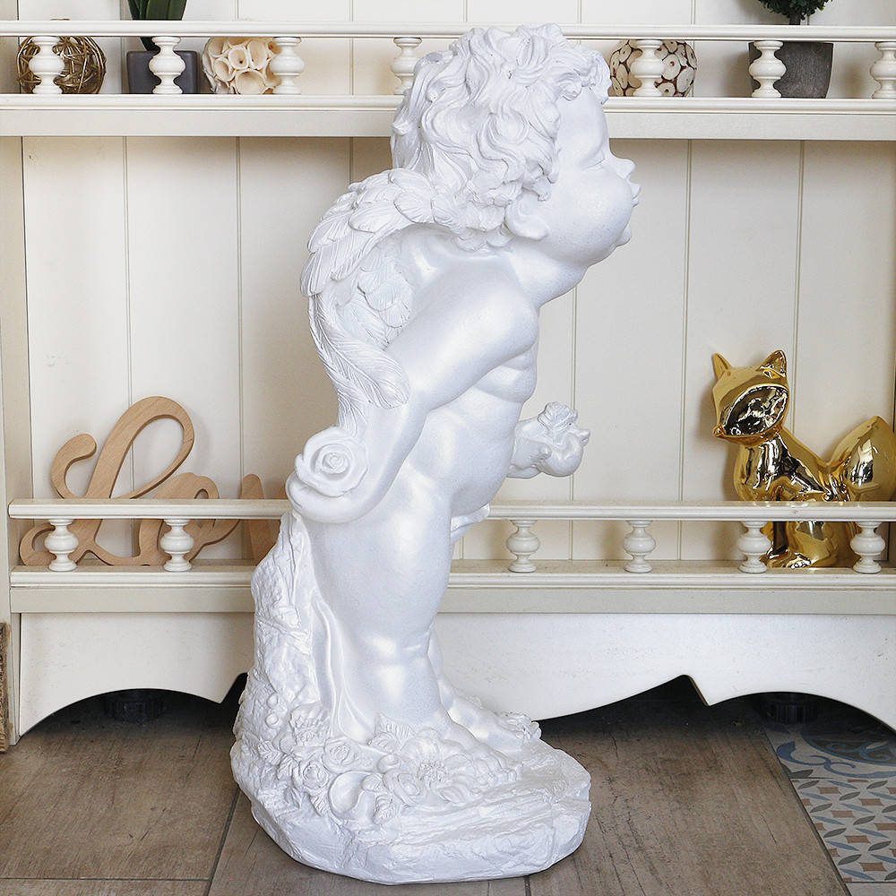 

Ангел поцелуйчик мальчик Гранд Презент СГ047 бел, Белый