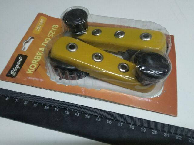 

Ручка стеклоподъемника металл. ВАЗ 2108, Elegant (ПАРА, 2 шт. в уп-ке) желтые