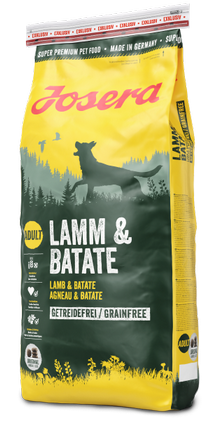 

Josera (Йозера) Lamm & Batate беззерновой сухой корм для собак с чувствительным пищеварением, 15 кг