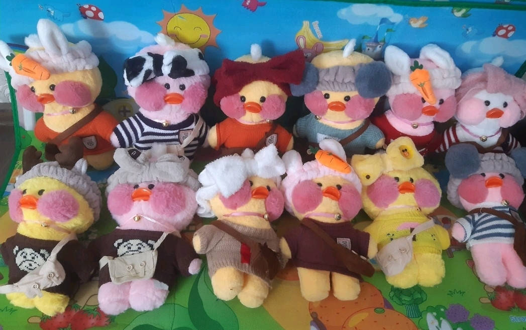 

Мягкая игрушка уточка LaLafanfan (утенок лалафанфан) 30 см