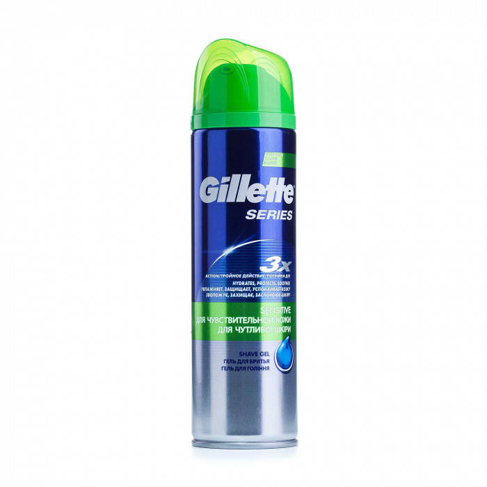 

Гель для бритья Gillette Series Sensitive Skin для чувствительной кожи, 200 мл
