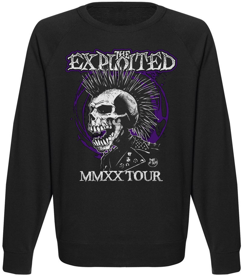 

Свитшот The Exploited - MMXX Tour (чёрный) XL, Черный