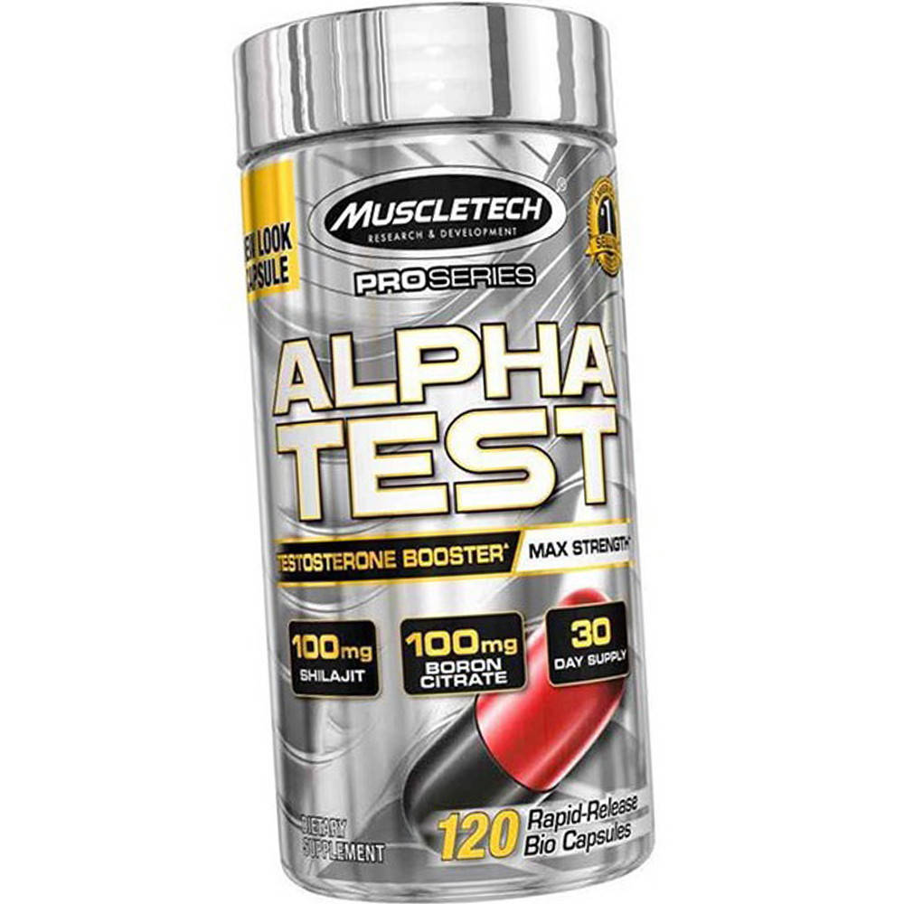 

Тестостероновый бустер MuscleTech Alpha Test 120 капсул