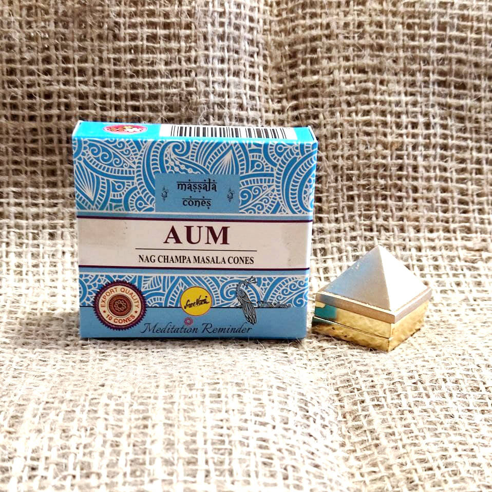

Ароматические конусы AUM Sree Vani, 10 шт. - безосновные благовония, ароматные конусы