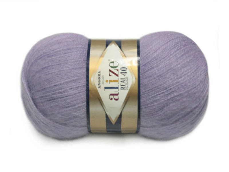 

Alize Angora Real 40, Сирень №146, Сиреневый