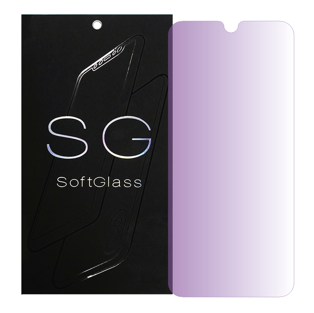 

Пленка Samsung A50 sm a505 на Экран полиуретановая SoftGlass, Прозрачный