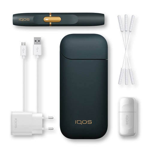 

Айкос 2.4+ . Iqos Гарантия. Щеточка и палочки в комплекте. Новый оригинал. Черный