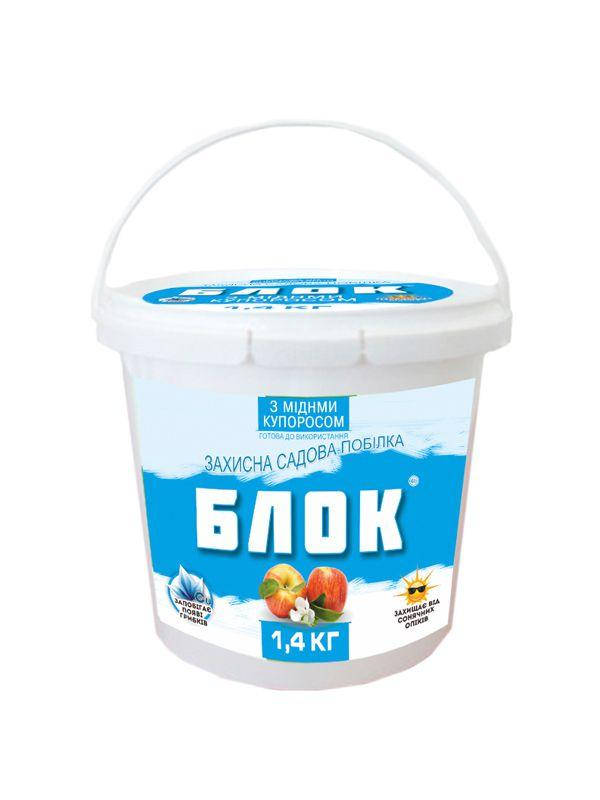 

Побелка садовая краска с медным купоросом Блок 1,4 кг