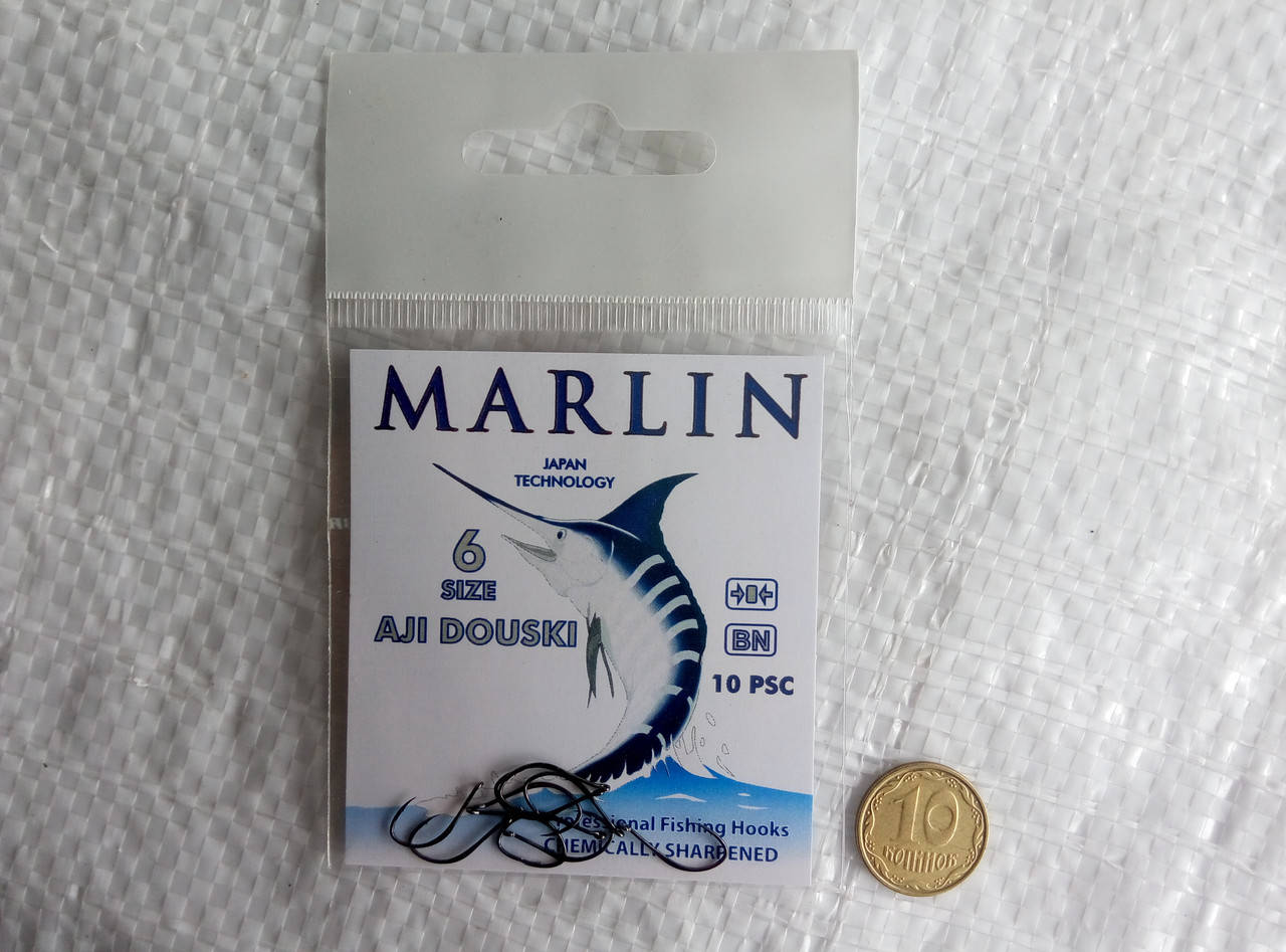 

Крючки Marlin Aji Douski №7
