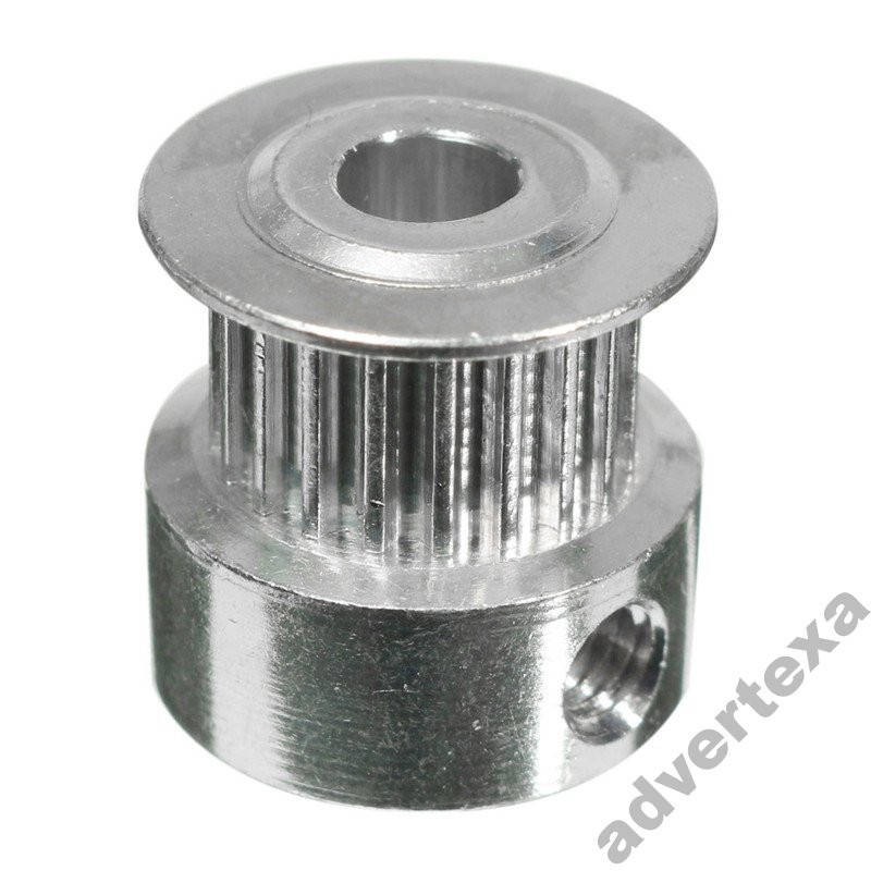 

Ролик 20 зубов для ремня GT2 на вал 6.35 мм. (ЧПУ 3D)