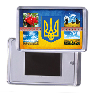 

Украинский сувенирный магнит "Украинская символика"