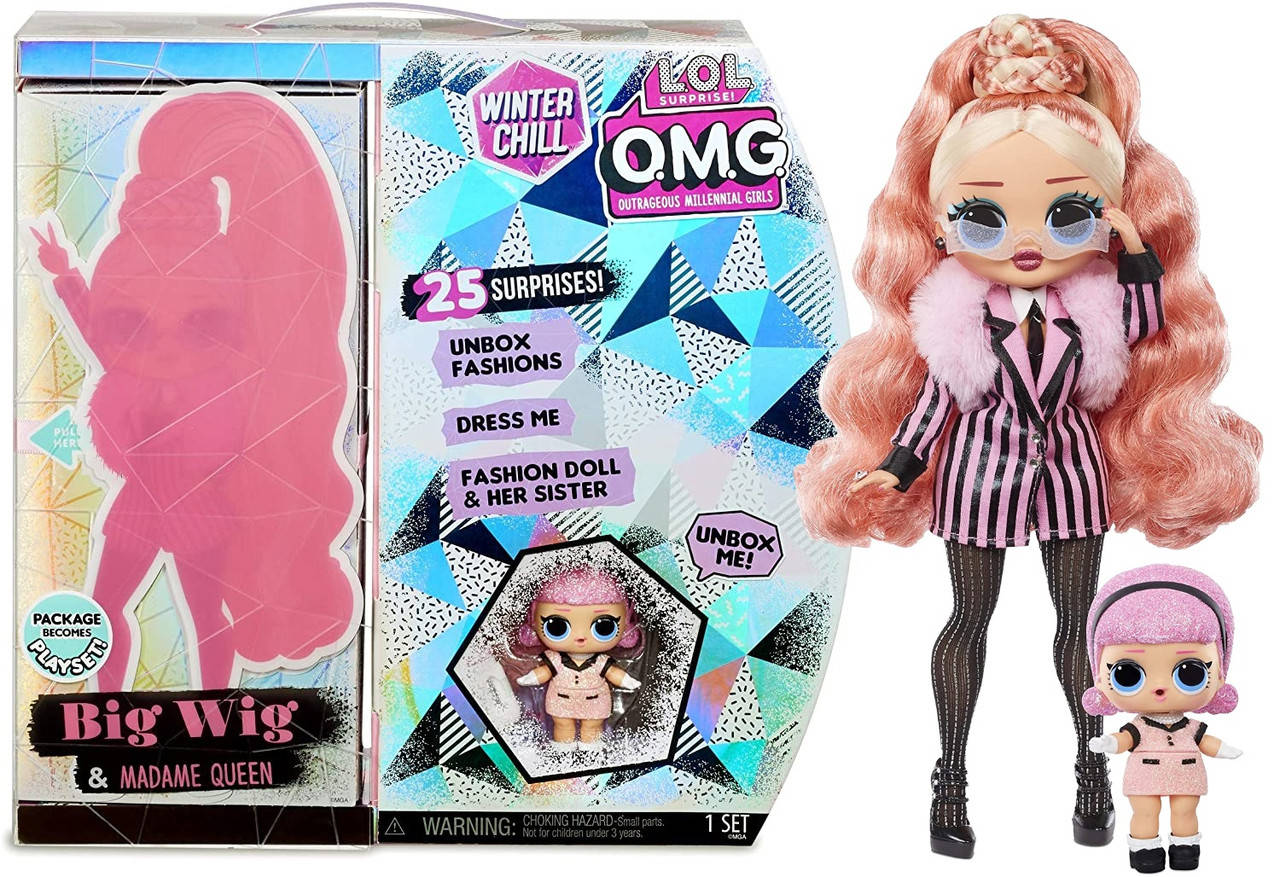 

Кукла ЛОЛ Сюрприз ОМГ Леди-Стайл L.O.L. Surprise OMG Winter Chill Big Wig 570264