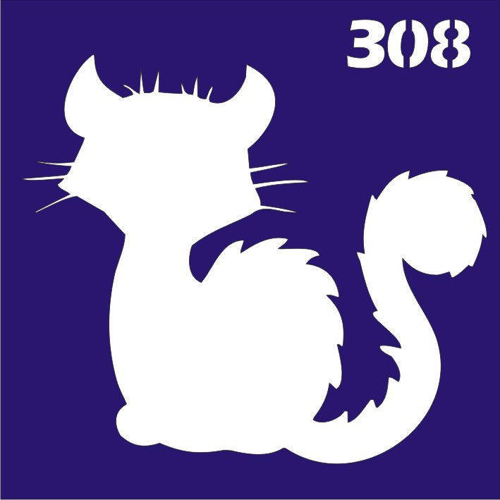 

Трафареты для био-тату 6х6 (№ 308)