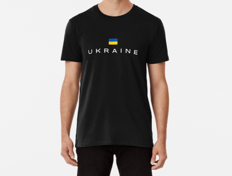 

Мужская и женская Патриотическая футболка с принтом Ukraine, Україна, Украина