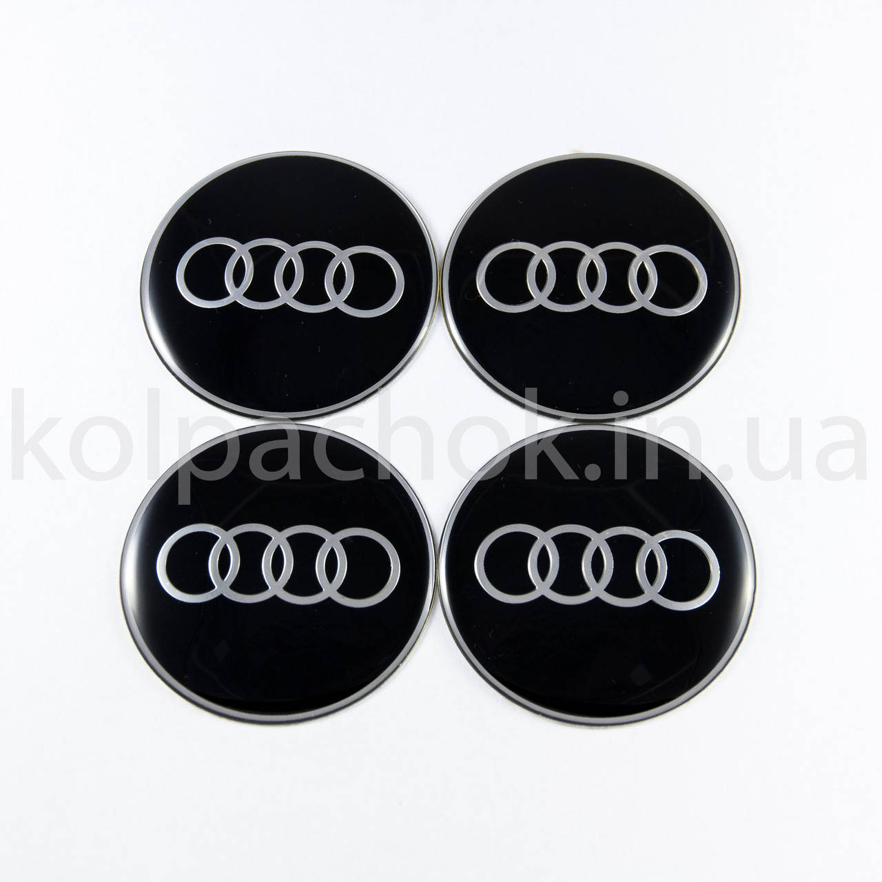 

Наклейки для колпачков на диски Audi (65мм)
