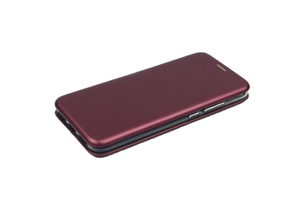 

Чехол книжка Level для Xiaomi Redmi Note 7 Экокожа Бордовый