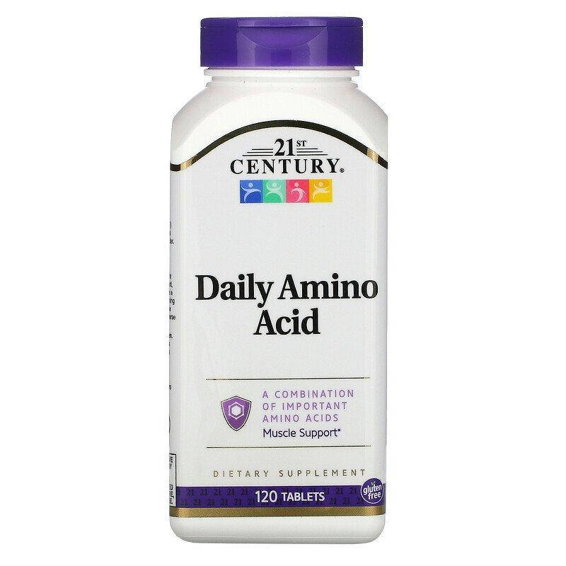 

Аминокислоты для ежедневного приема, 21st Century "Daily Amino Acid" (120 таблеток)