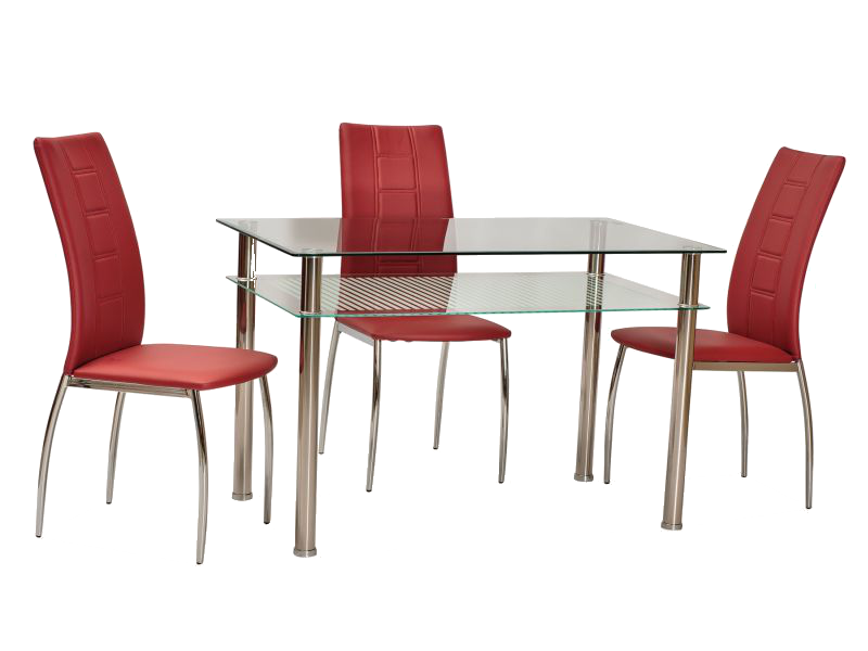 

Стол обеденный стеклянный Pixel 120x70 (SIGNAL)