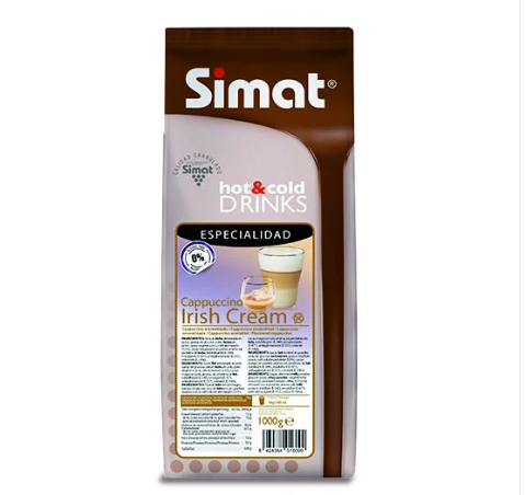 

Капучино Simat Irish Cream Ирландский виски 1кг Испания