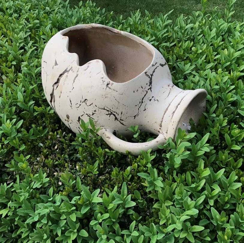 

Амфора шамотная №1 37 см, Бежевый