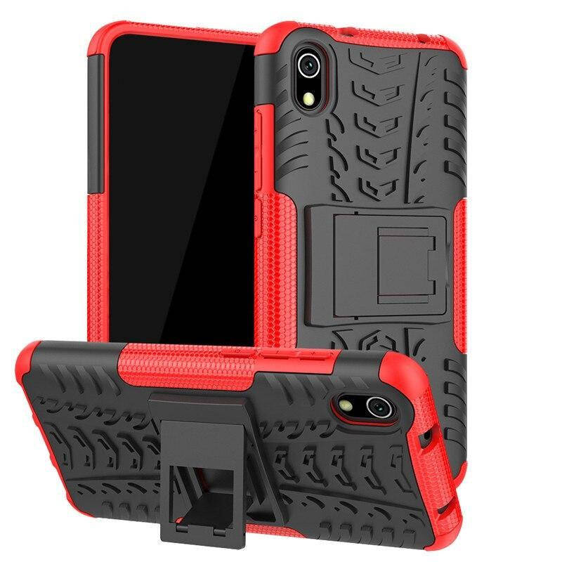 

Чехол Armor для Xiaomi Redmi 7A бронированный бампер Red