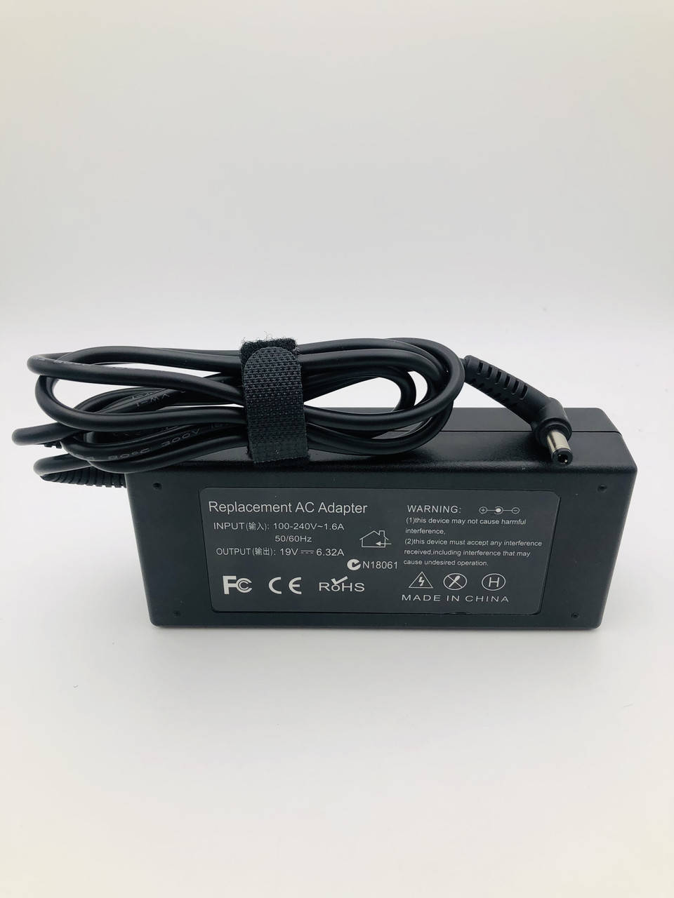

Блок питания для ноутбука HP, разъем 5.5*2.5 мм, 19V, 6.32A, 120W, черный, без кабеля