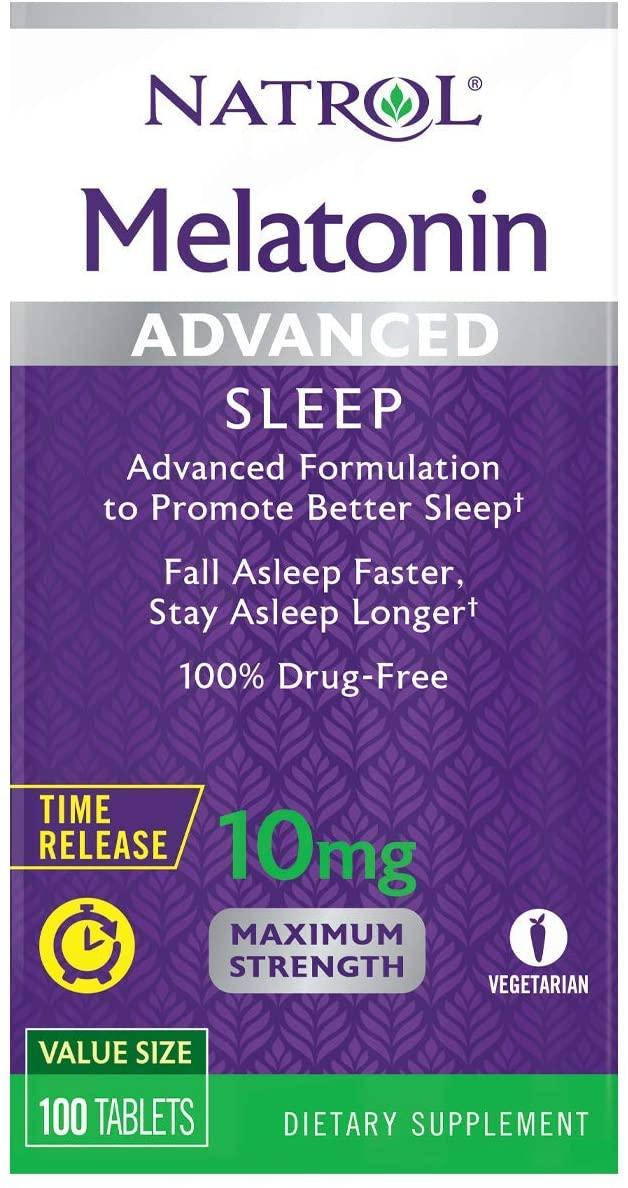 

Мелатонин для сна Natrol Melatonin Advanced Sleep 10mg 100 таблеток