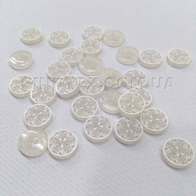 

10 шт. - Пуговицы рубашечные Ø-11мм цвет белый (1-2008-Ю-0019)