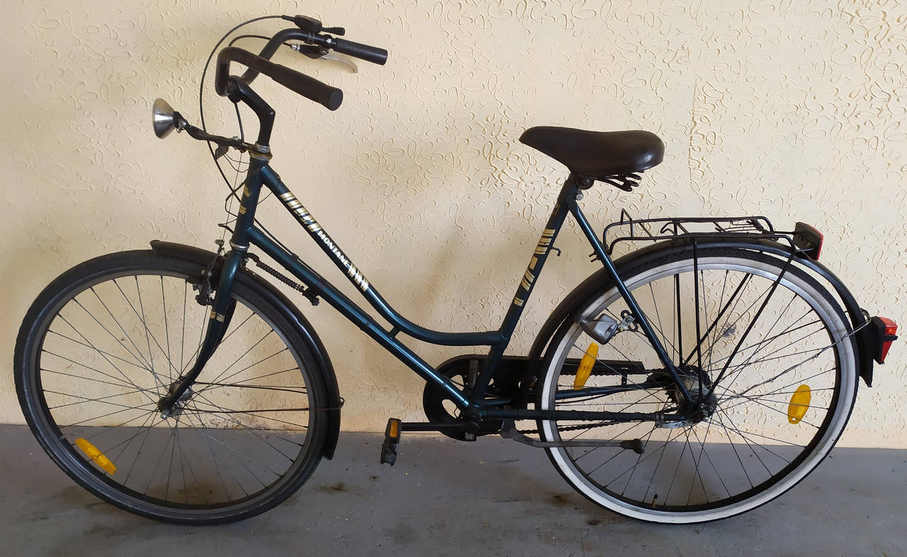 

Женский немецкий велосипед с планетарной передачей из Германии Montane, Зелёный