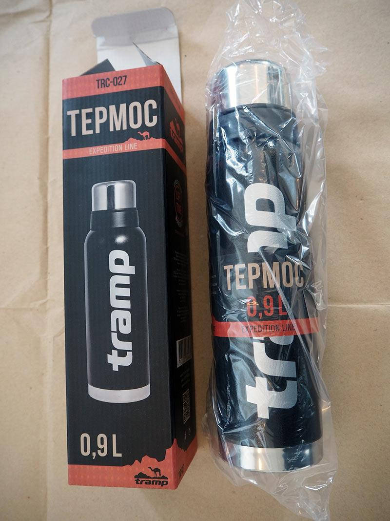 

Термос Tramp 0,9л Expedition Line TRC-027 черный с пожизненной гарантией Оригинал
