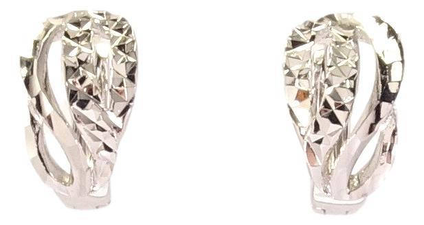 

Серьги Xuping Родий колечки "Лаконичный орнамент"